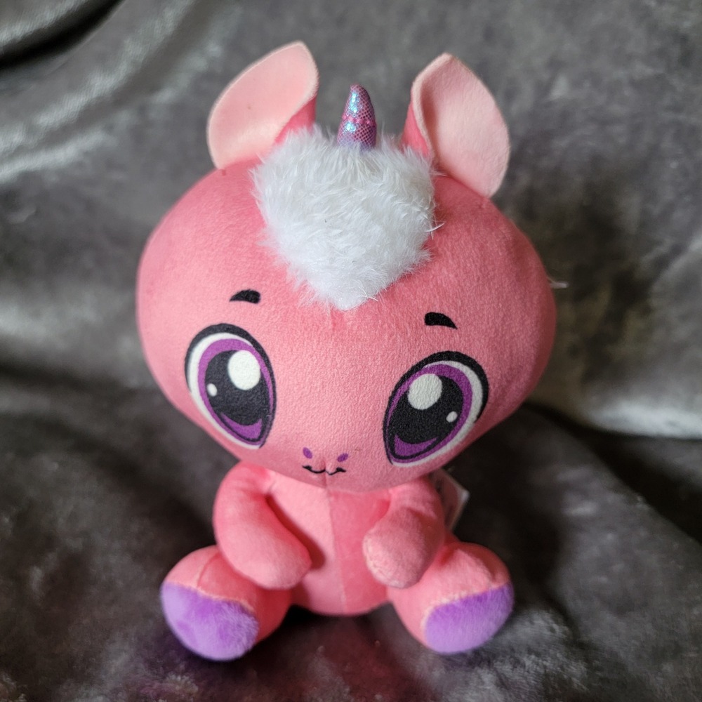 Peek-A-Boo Toys Dash the Unicorn Plush Kids 7" Pink Excellent Tiny Treasures